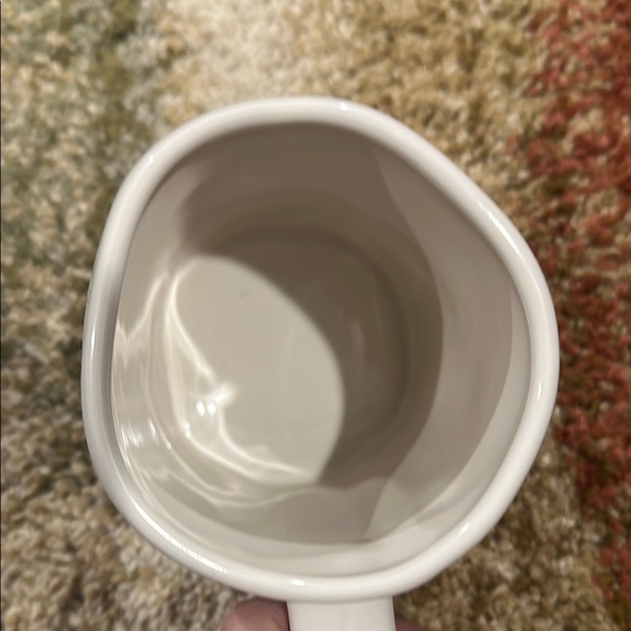 Rae Dunn White Ceramic Mug with Dog Design - Picture 3 of 6